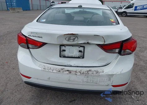 2016 Hyundai Elantra Se from USA, damaged, VIN 5NPDH4AE1GH665563
